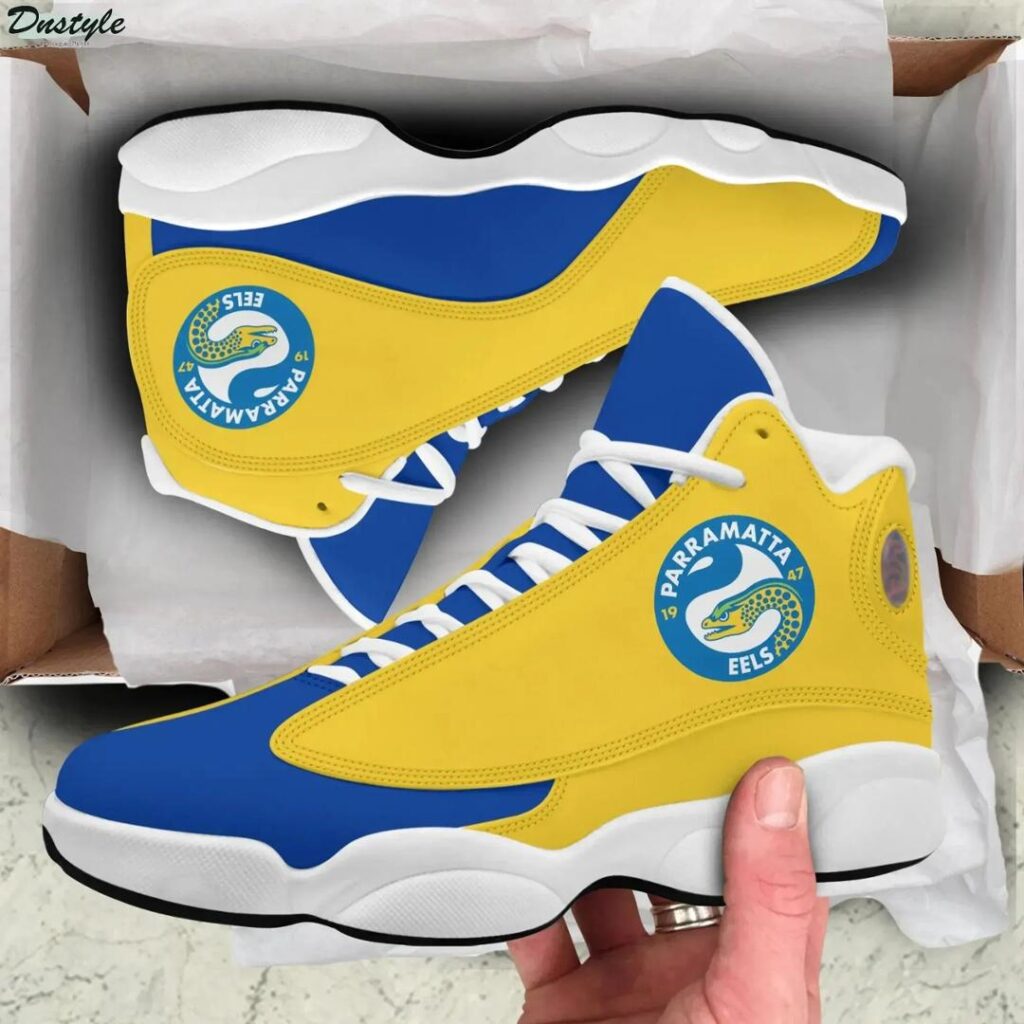 NRL Parramatta Eels Blue Gold Air Jordan 13 Shoes