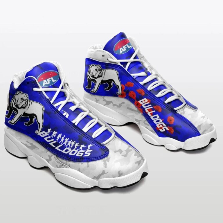 NRL Canterbury-Bankstown Bulldogs Anzac Day Air Jordan 13 Shoes
