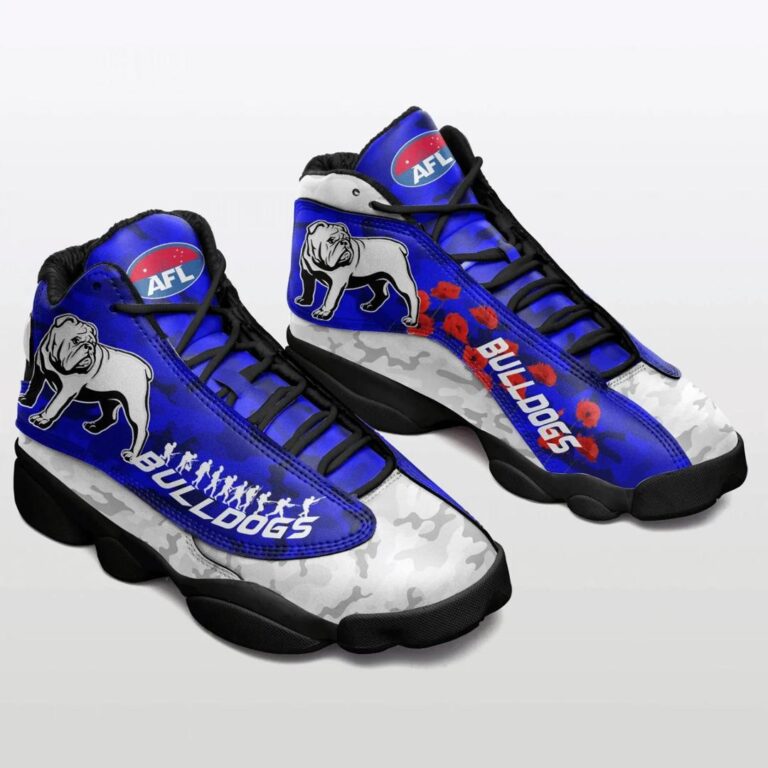 NRL Canterbury-Bankstown Bulldogs Anzac Day Air Jordan 13 Shoes