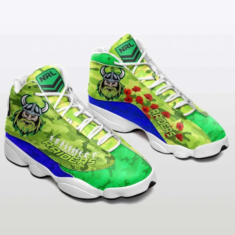 NRL Canberra Raiders Anzac Day Air Jordan 13 Shoes
