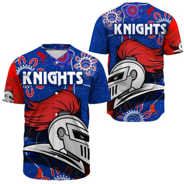 NRL Newcastle Knights Aboriginial Baseball Jersey