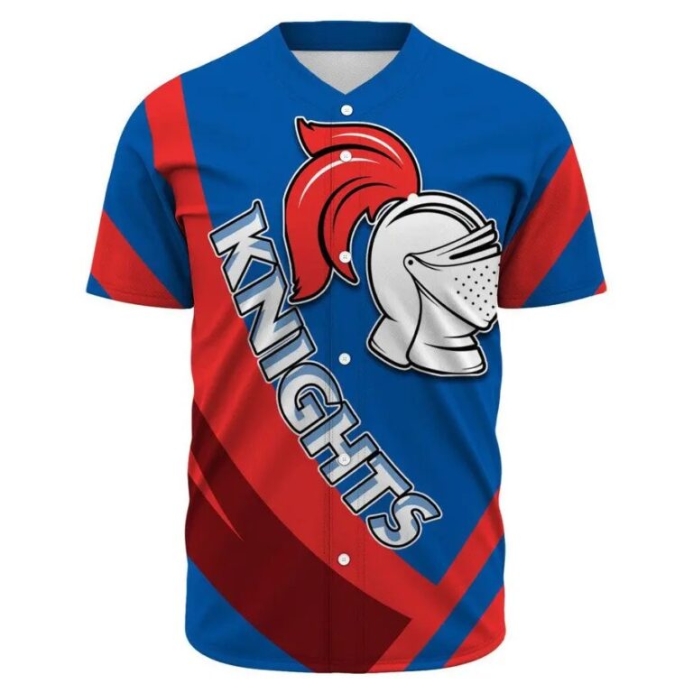 NRL Newcastle Knights Simple Style Baseball Jersey