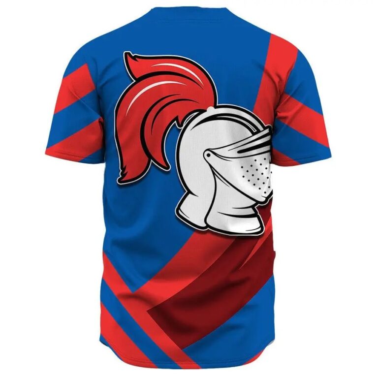 NRL Newcastle Knights Simple Style Baseball Jersey