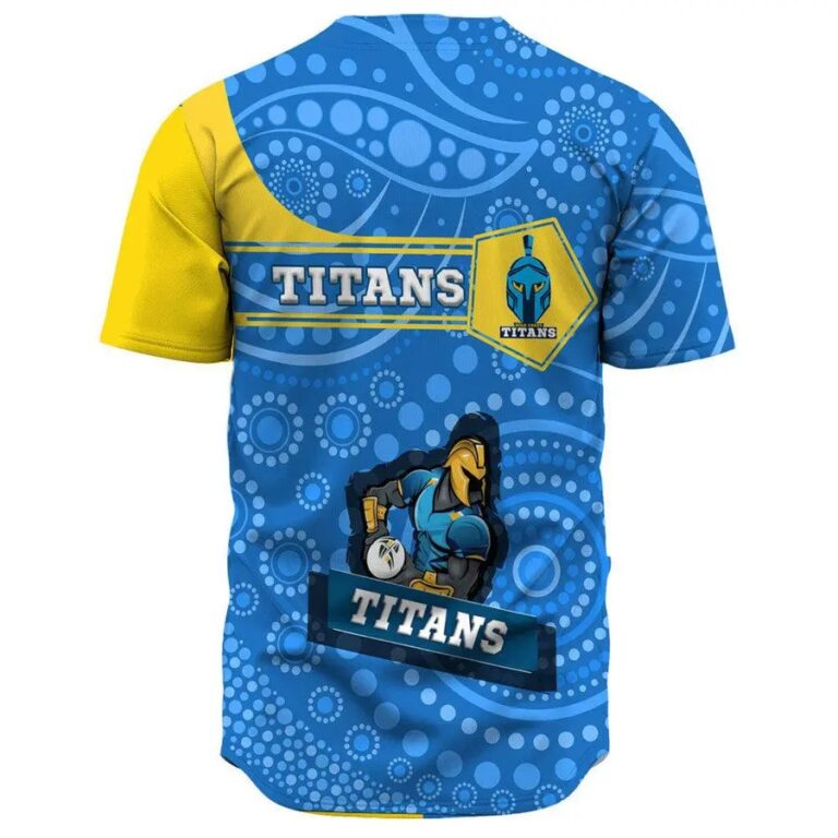 NRL Gold Coast Titans Indigenous Baseball Jersey