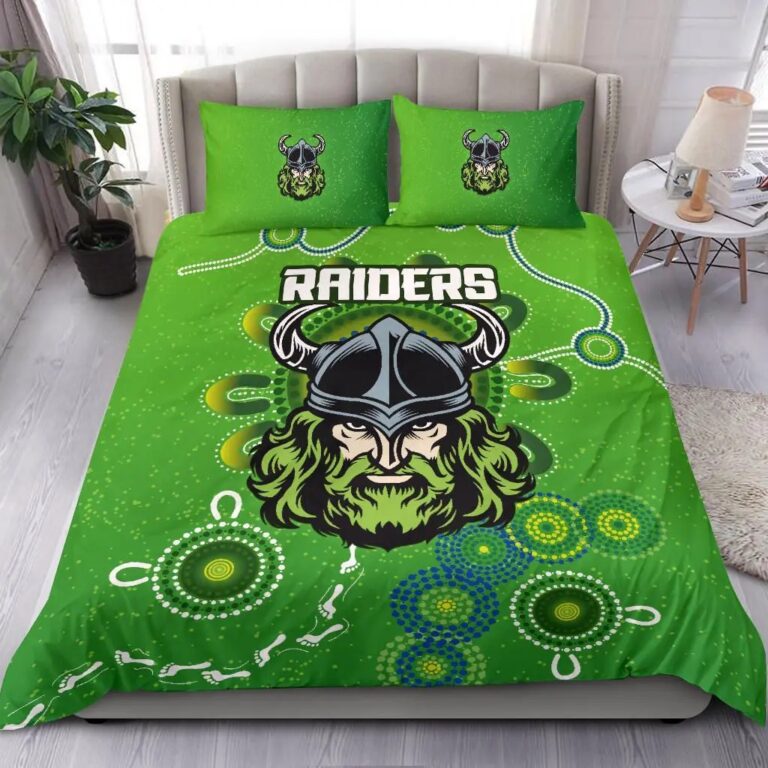 NRL Canberra Raiders Indigenous Country Style Bedding Duvet Cover + 1|2 Pillow Cases