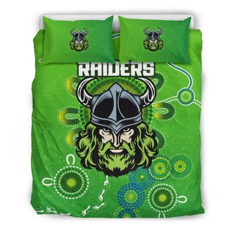 NRL Canberra Raiders Indigenous Country Style Bedding Duvet Cover + 1|2 Pillow Cases