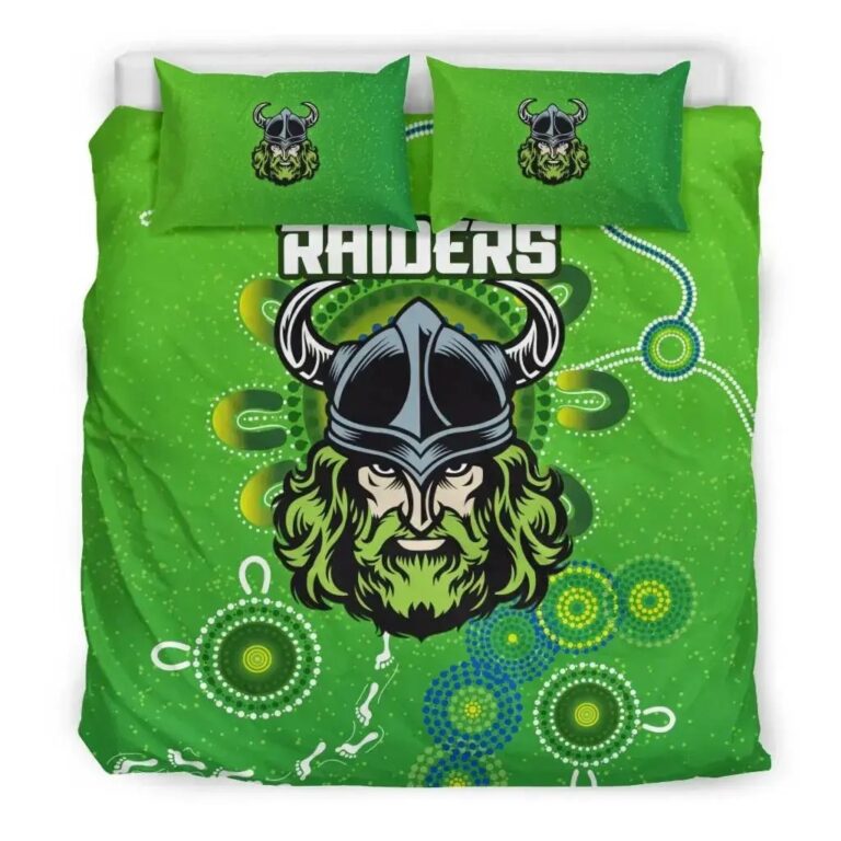 NRL Canberra Raiders Indigenous Country Style Bedding Duvet Cover + 1|2 Pillow Cases