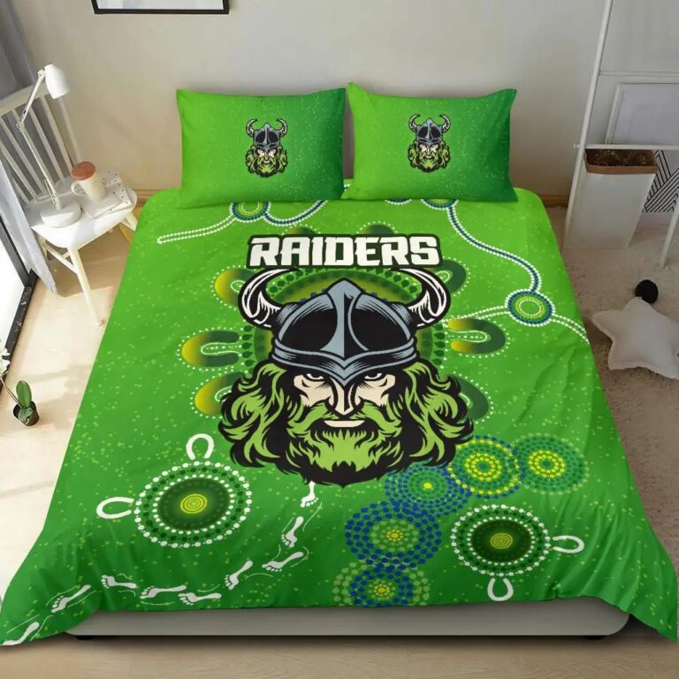 NRL Canberra Raiders Indigenous Country Style Bedding Duvet Cover + 1|2 Pillow Cases