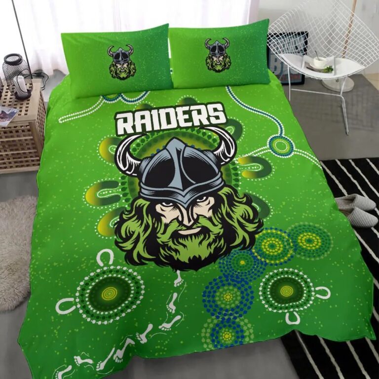 NRL Canberra Raiders Indigenous Country Style Bedding Duvet Cover + 1|2 Pillow Cases