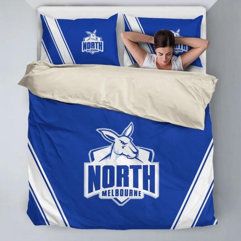 AFL North Melbourne Kangaroos Bedding Duvet Cover + 1|2 Pillow Cases