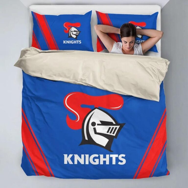 NRL Newcastle Knights Bedding Duvet Cover + 1|2 Pillow Cases