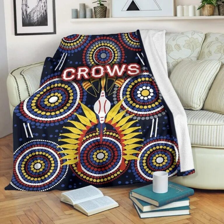 AFL Adelaide Crows Indigenous Fleece Blanket