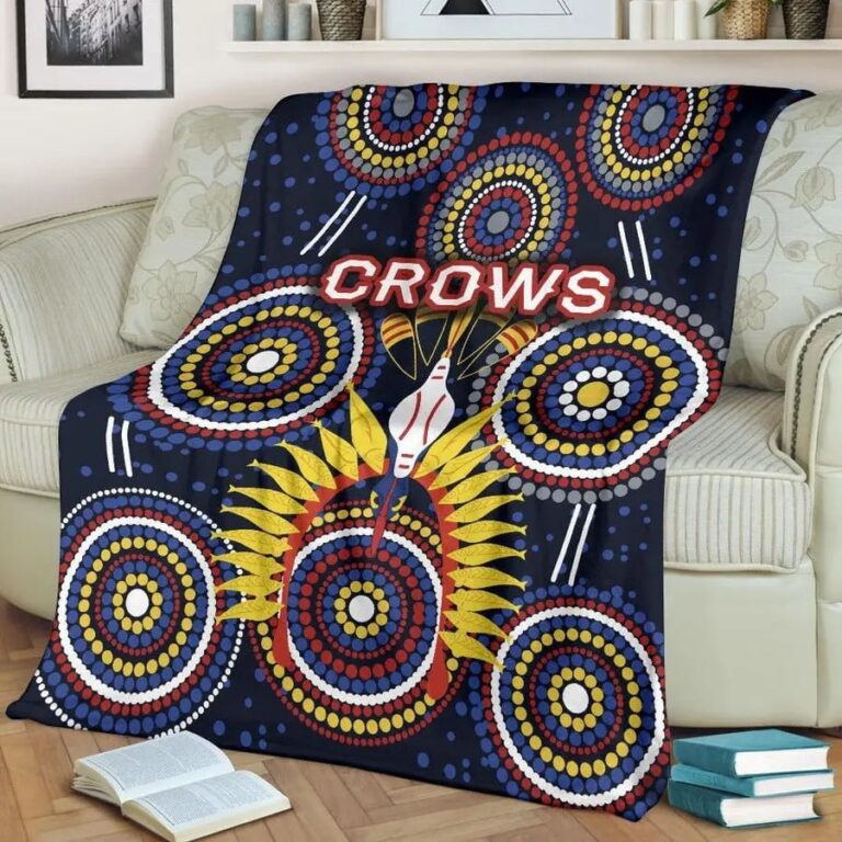 AFL Adelaide Crows Indigenous Fleece Blanket