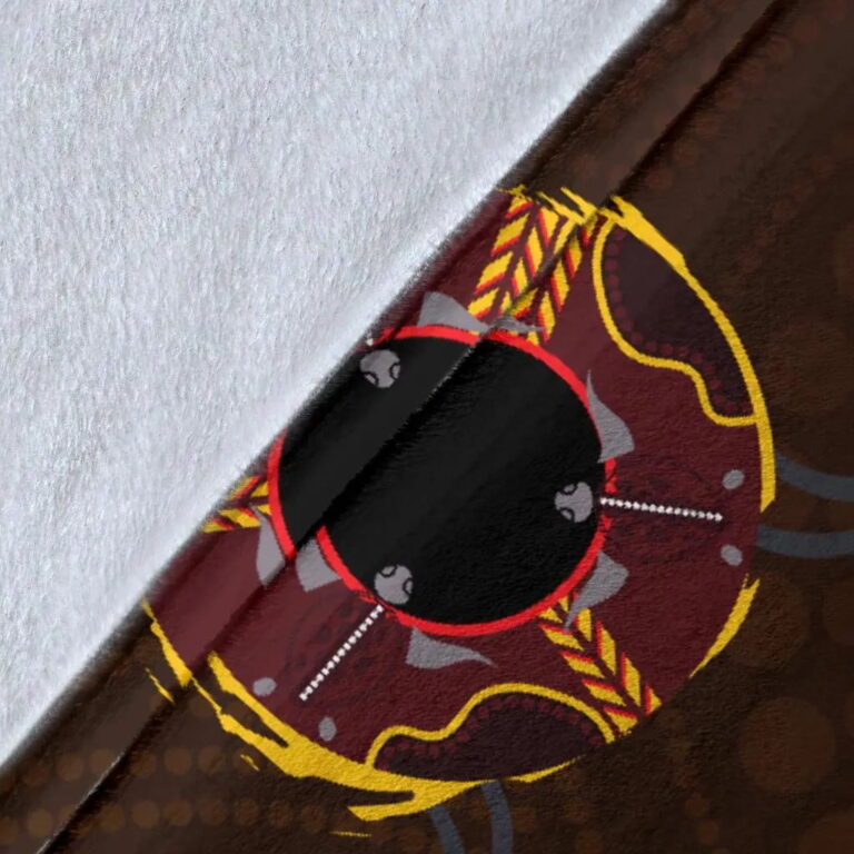 AFL Hawthorn Hawks Indigenous Fleece Blanket