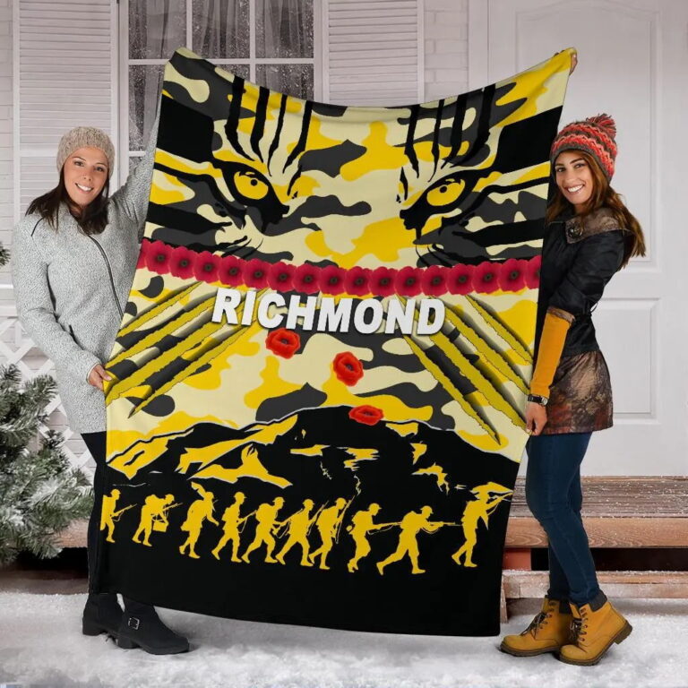 AFL Richmond Tigers Anzac Day Fleece Blanket