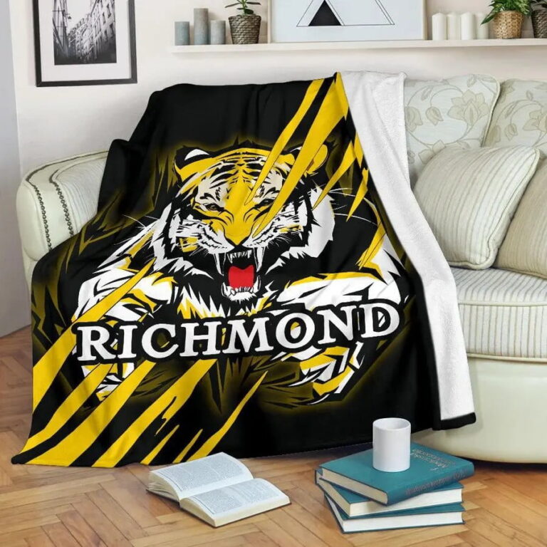 AFL Richmond Tigers Fleece Blanket