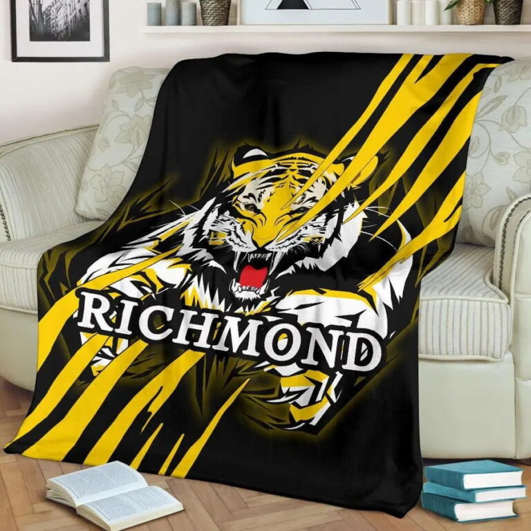 AFL Richmond Tigers Fleece Blanket
