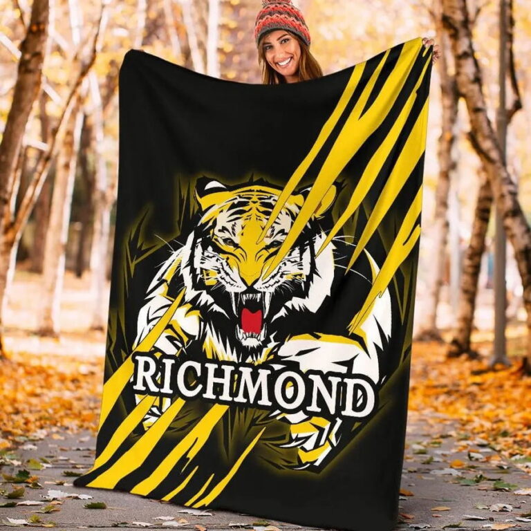 AFL Richmond Tigers Fleece Blanket