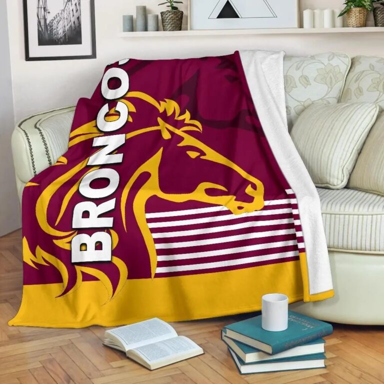 NRL Brisbane Broncos Indigenous Fleece Blanket
