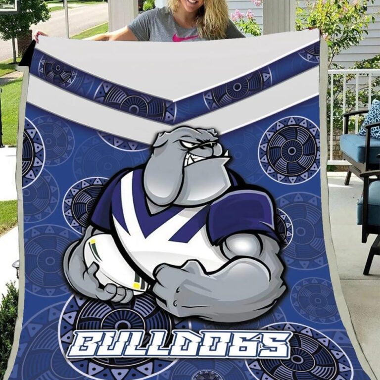 NRL Canterbury Bankstown Bulldogs - Indigenous Fleece Blanket V1