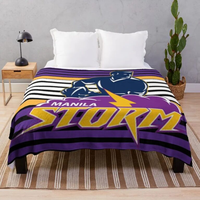 NRL Melbourne Storm Fleece Blanket V1