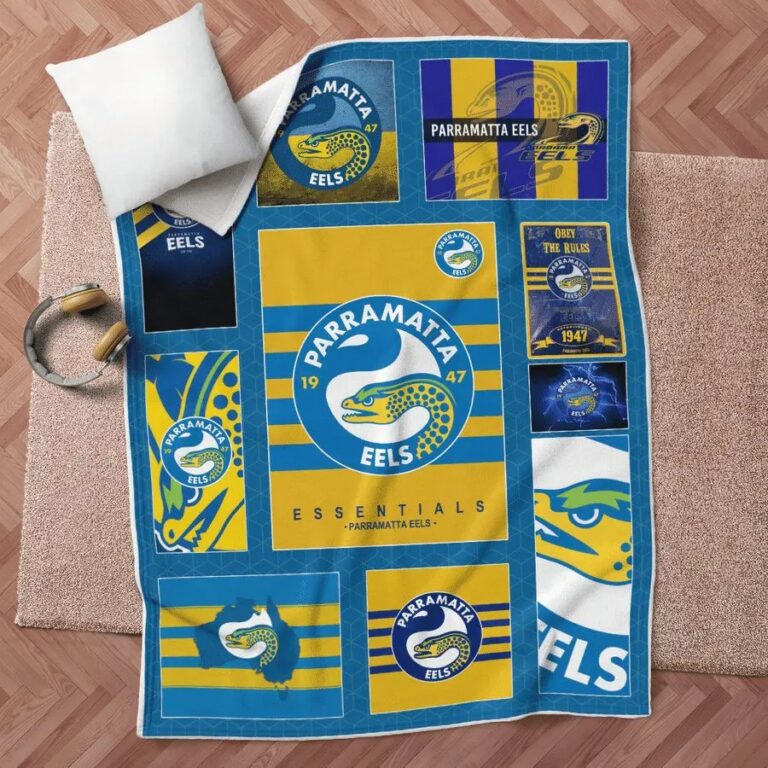 NRL Parramatta Eels Fleece Blanket V1