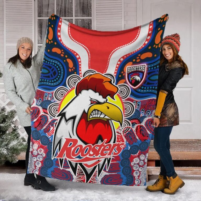 NRL Sydney Roosters Indigenous Fleece Blanket