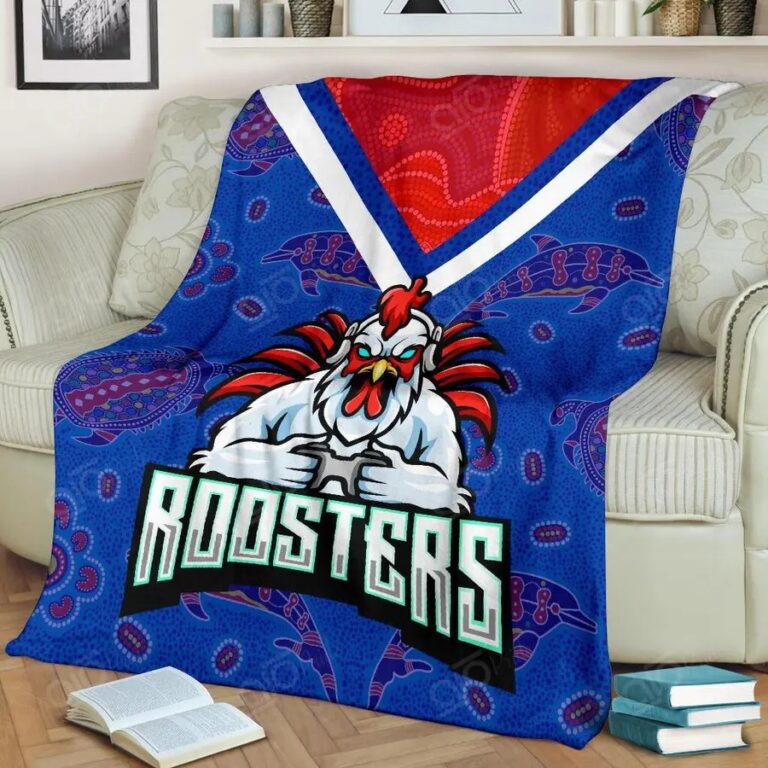 NRL Sydney Roosters Indigenous Fleece Blanket