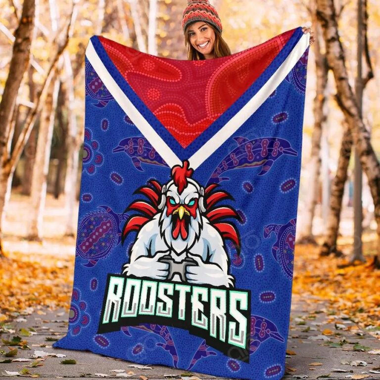 NRL Sydney Roosters Indigenous Fleece Blanket