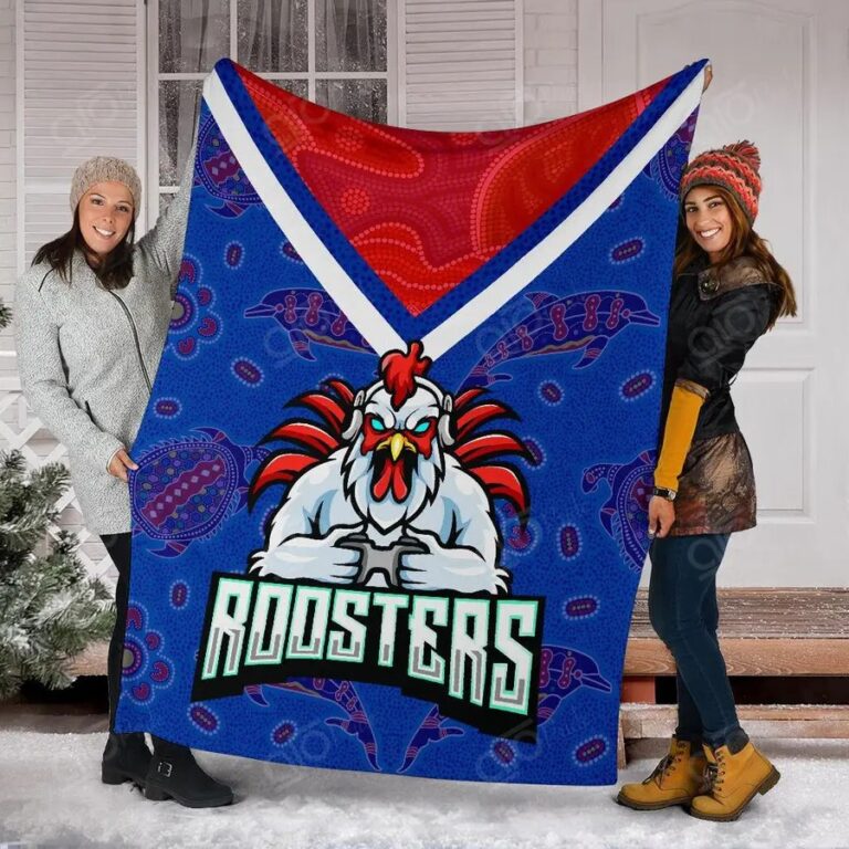 NRL Sydney Roosters Indigenous Fleece Blanket