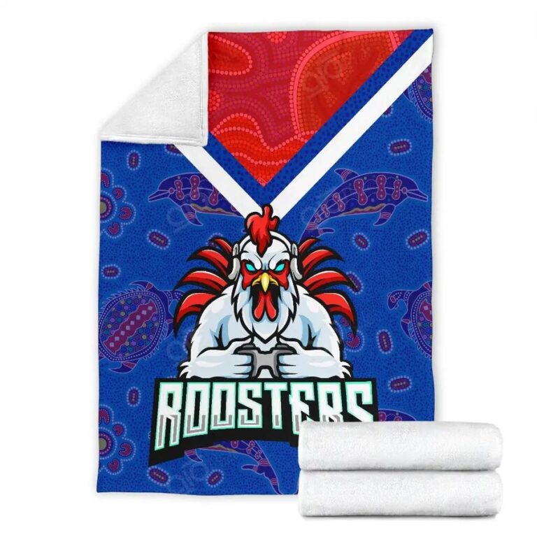 NRL Sydney Roosters Indigenous Fleece Blanket
