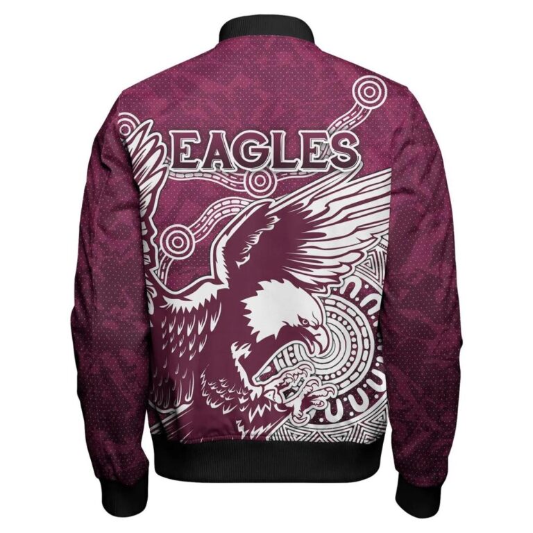 NRL Manly Warringah Sea Eagles Indigenious Bomber Jacket