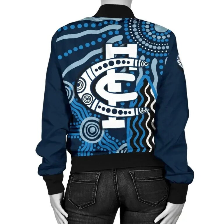 AFL Carlton Blues Aboriginal Bomber Jacket