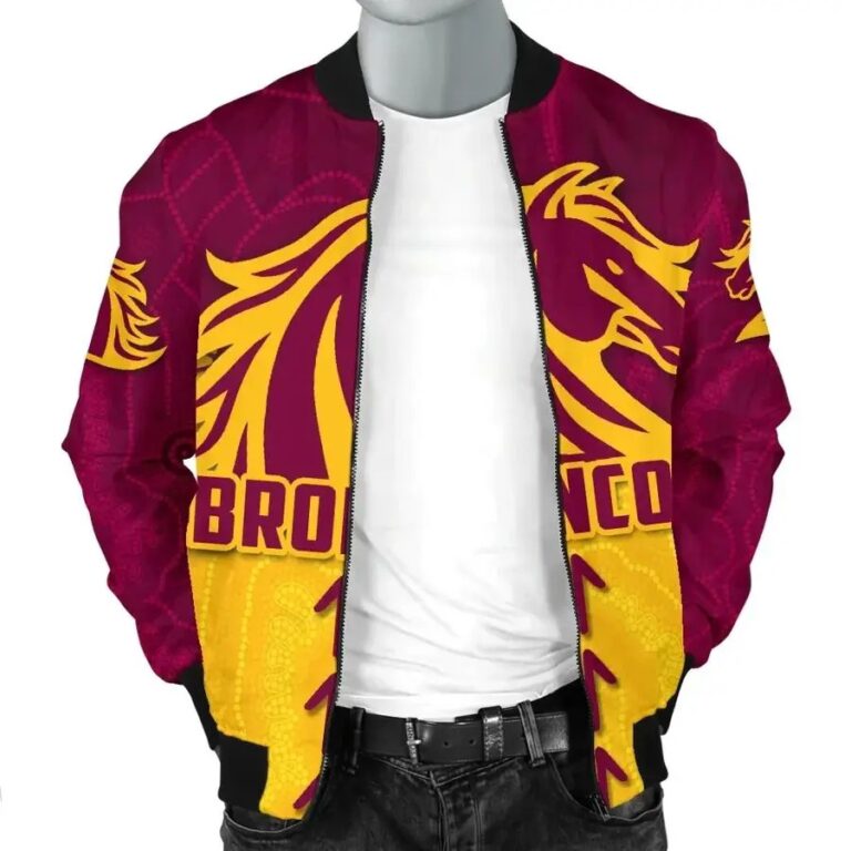 NRL Brisbane Broncos Aboriginal Bomber Jacket