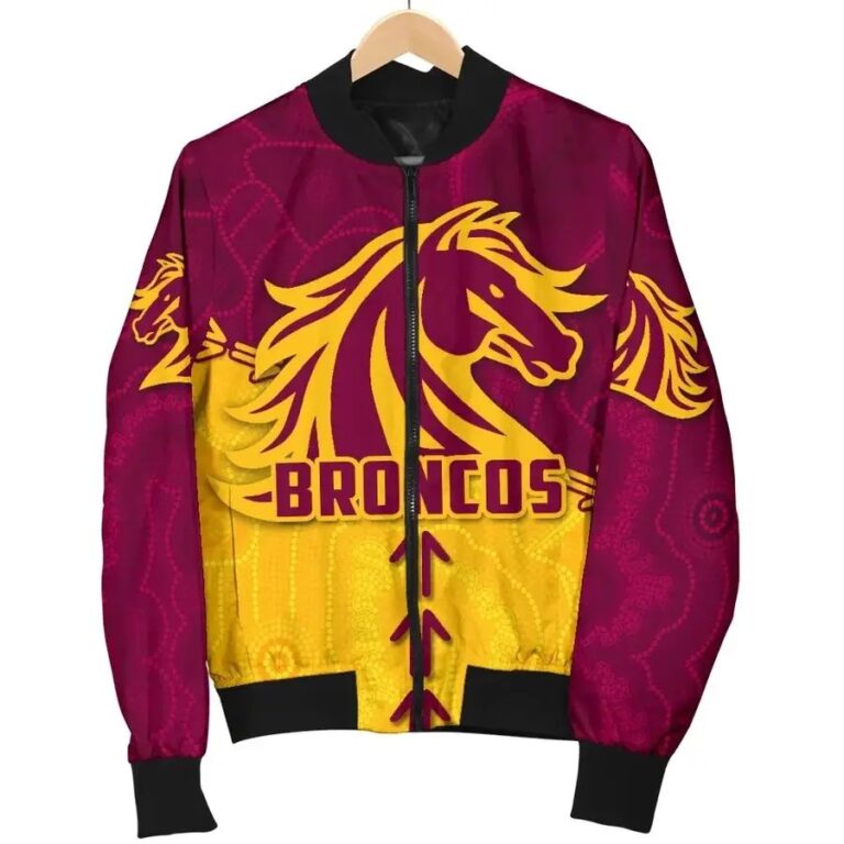 NRL Brisbane Broncos Aboriginal Bomber Jacket