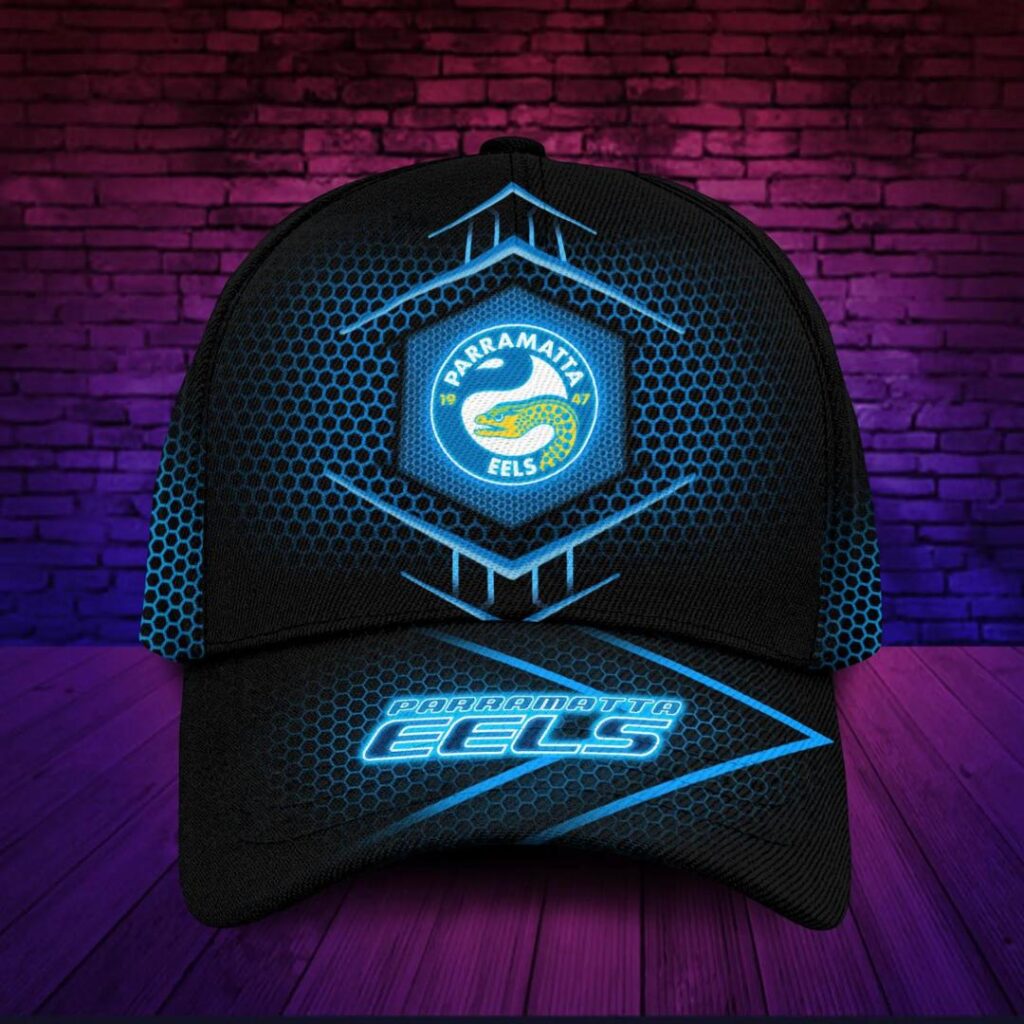 NRL Parramatta Eels Black Blue New Design Classic Cap