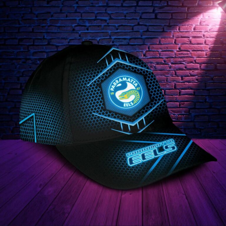 NRL Parramatta Eels Black Blue New Design Classic Cap