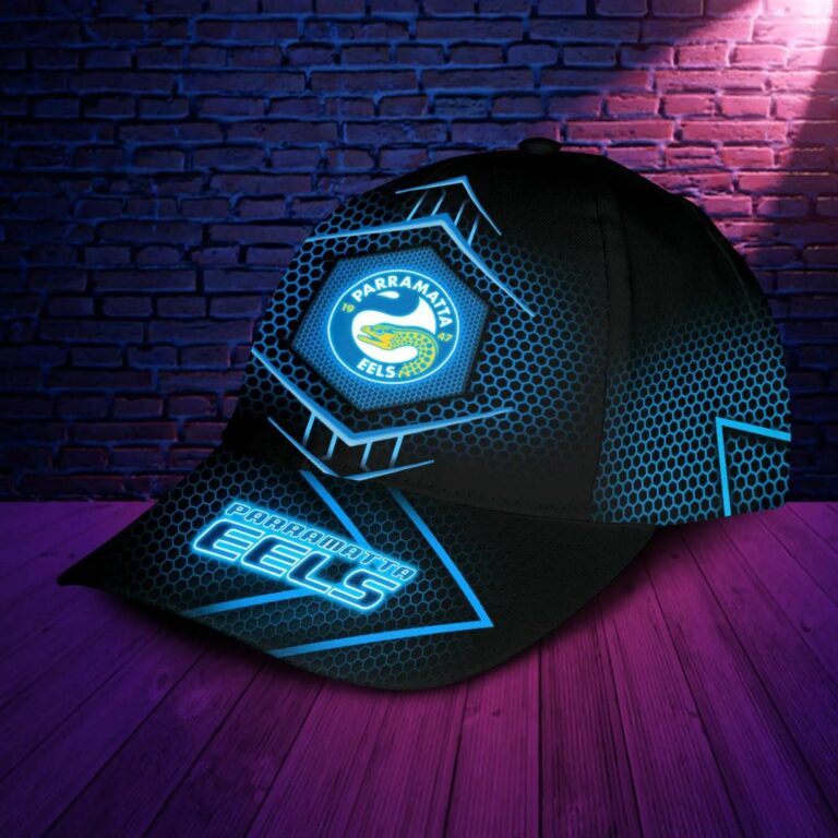 NRL Parramatta Eels Black Blue New Design Classic Cap