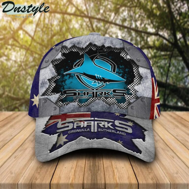 NRL Cronulla-Sutherland Sharks Australian Flag Classic Cap