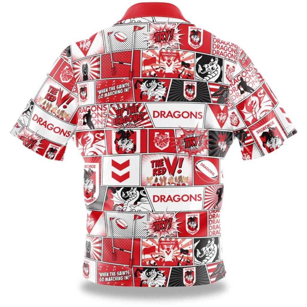 NRL St. George Illawarra Dragons Fanatic Hawaiian Shirt
