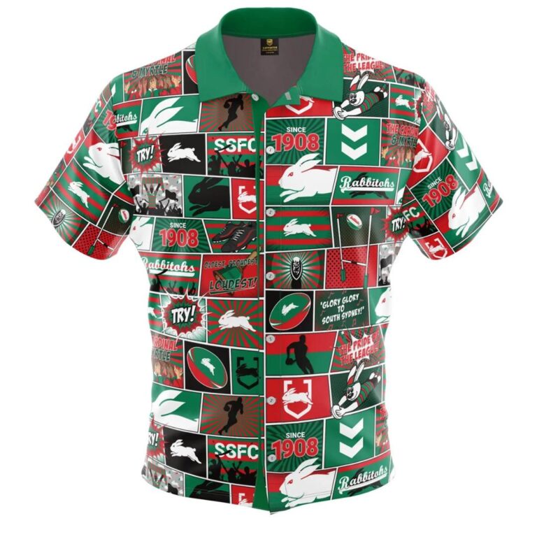 NRL South Sydney Rabbitohs Fanatic Hawaiian Shirt