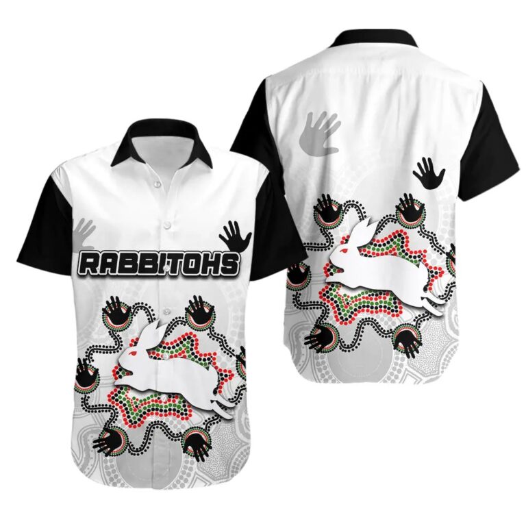 NRL South Sydney Rabbitohs Aboriginal Hand Hawaiian Shirt