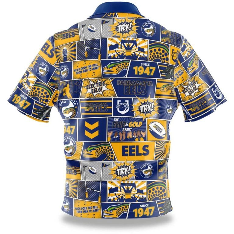 NRL Parramatta Eels Fanatic Hawaiian Shirt