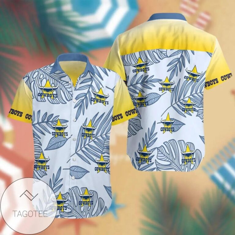 NRL North Queensland Cowboys Summer Hawaiian Shirt
