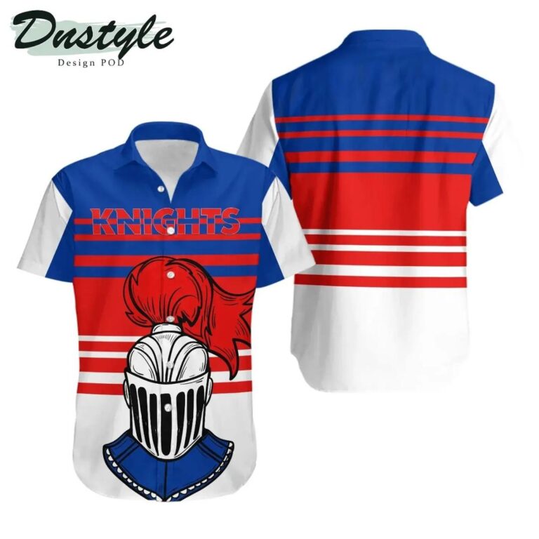 NRL Newcastle Knights Away Jersey Style Hawaiian Shirt