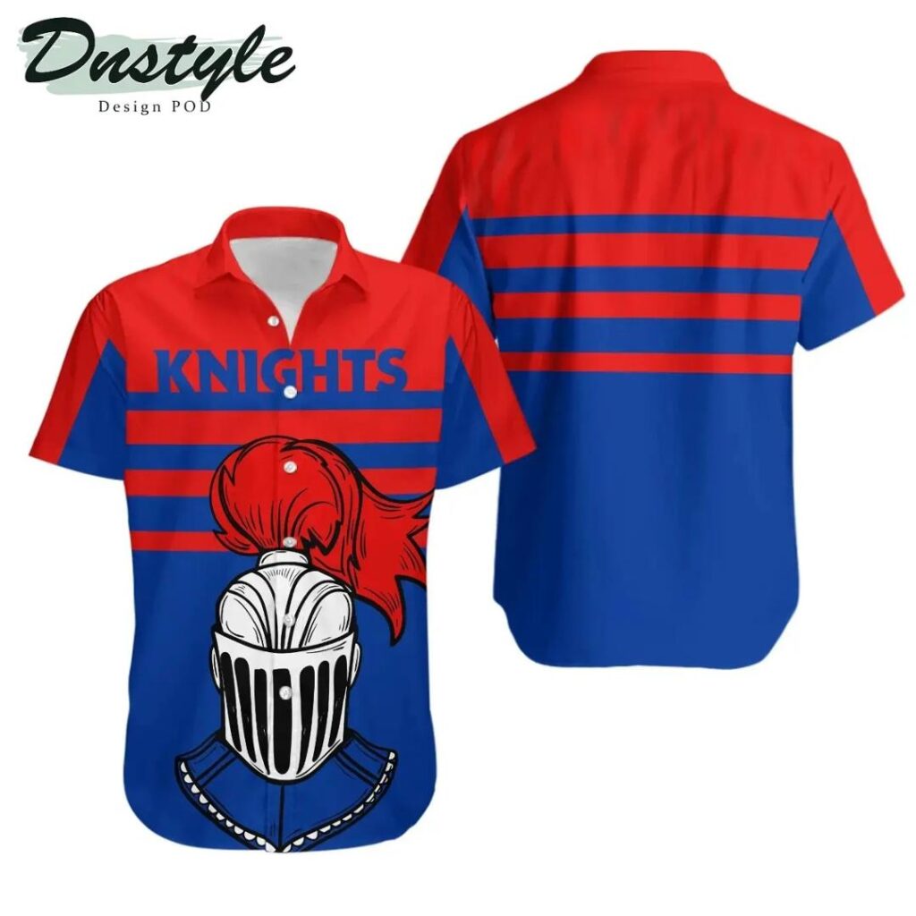NRL Newcastle Knights Home Jersey Style Hawaiian Shirt