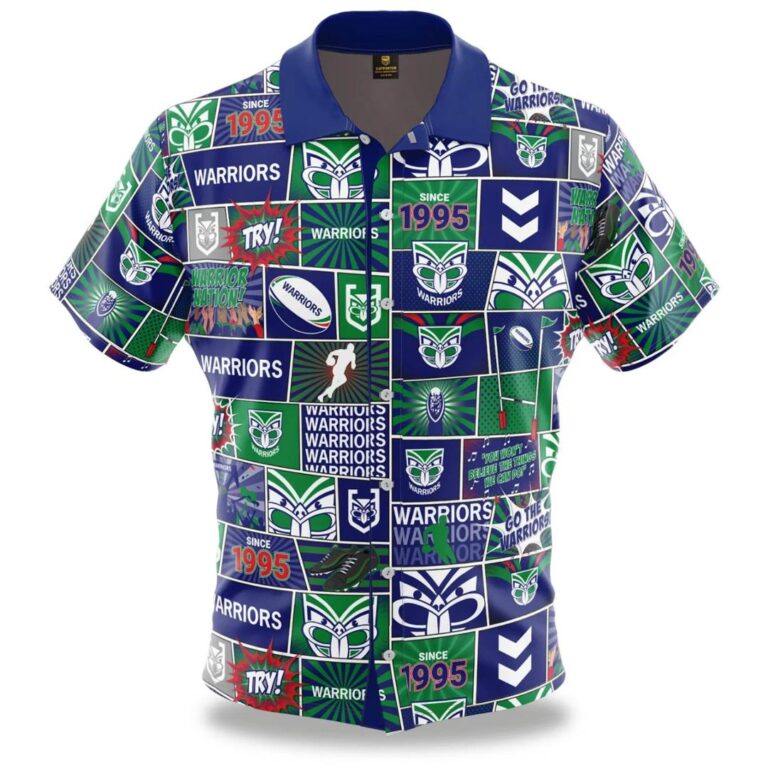 NRL New Zealand Warriors Fanatic Hawaiian Shirt