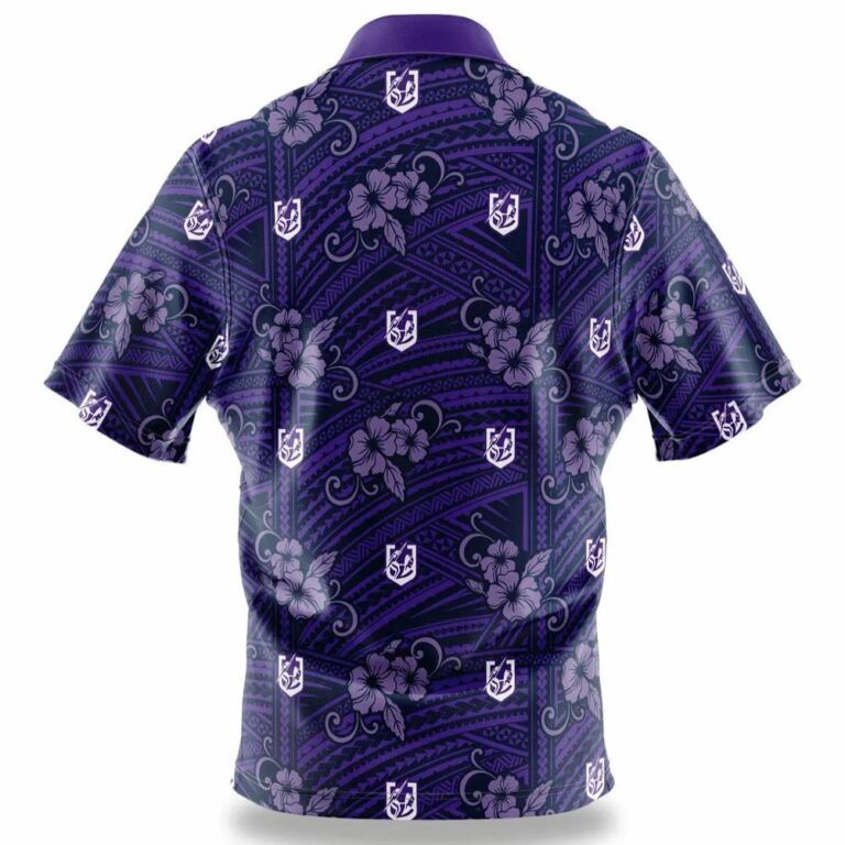 NRL Melbourne Storm Tribal Hawaiian Shirt