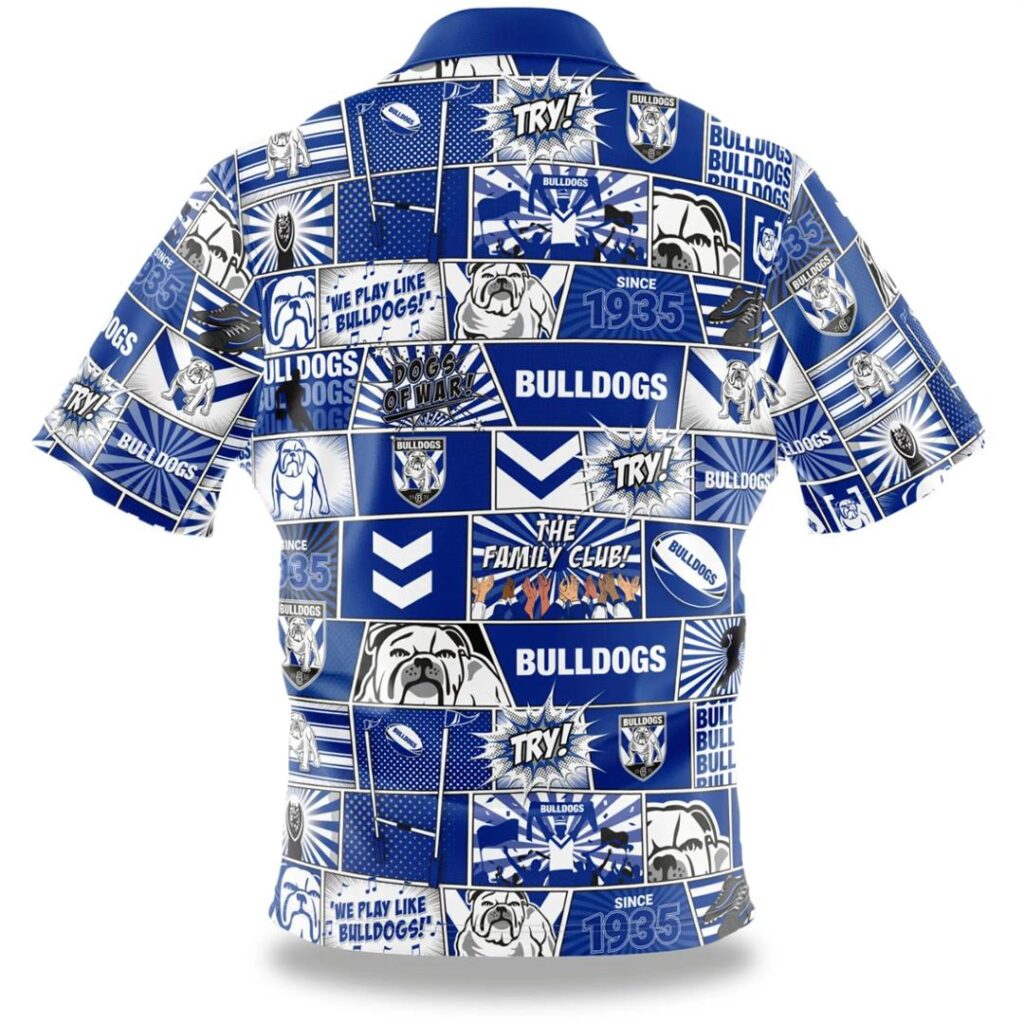 NRL Canterbury-Bankstown Bulldogs Fanatic Hawaiian Shirt