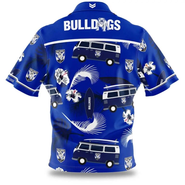 NRL Canterbury-Bankstown Bulldogs Surfboard Hawaiian Shirt